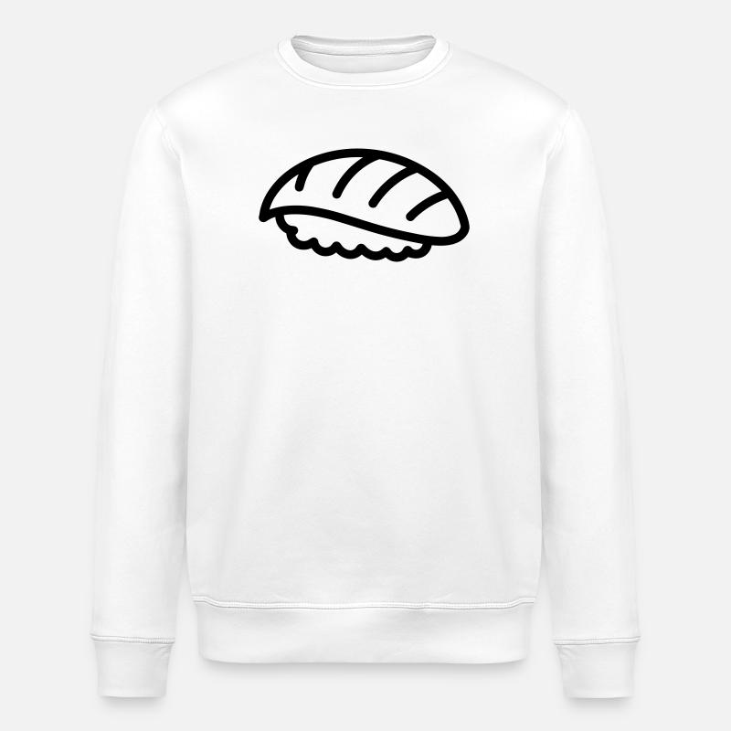 sushi - Stanley/Stella ROLLER Unisex Organic Sweatshirt - white