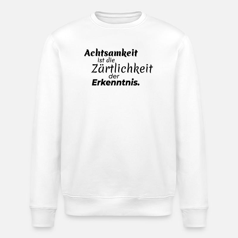 Tendresse de pleine conscience - Sweat bio ROLLER Stanley/Stella Unisexe - blanc