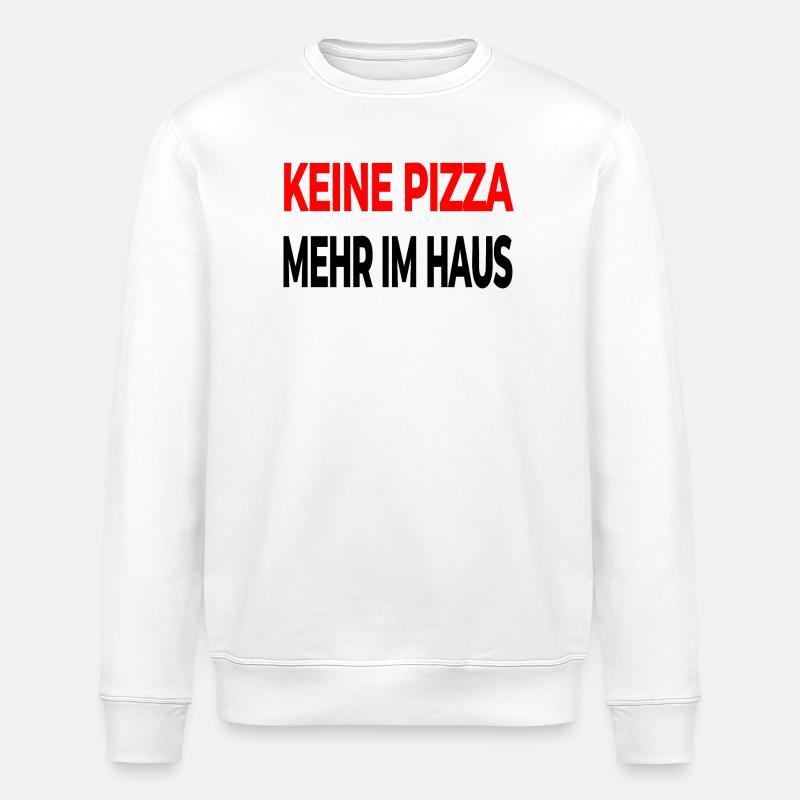 Pizza - Stanley/Stella Unisex Bio-Sweatshirt ROLLER - Weiß