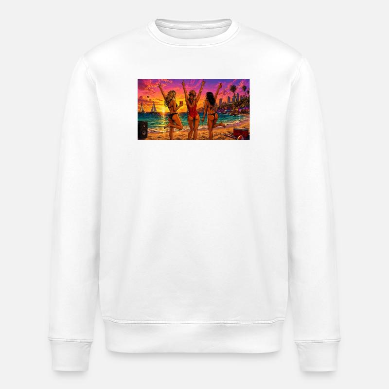 Ocean Mood - Stanley/Stella Unisex Bio-Sweatshirt ROLLER - Weiß