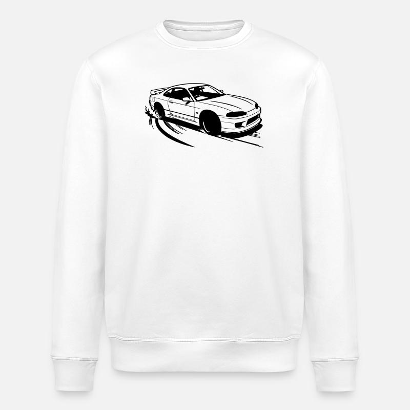 Dérive - Sweat bio ROLLER Stanley/Stella Unisexe - blanc