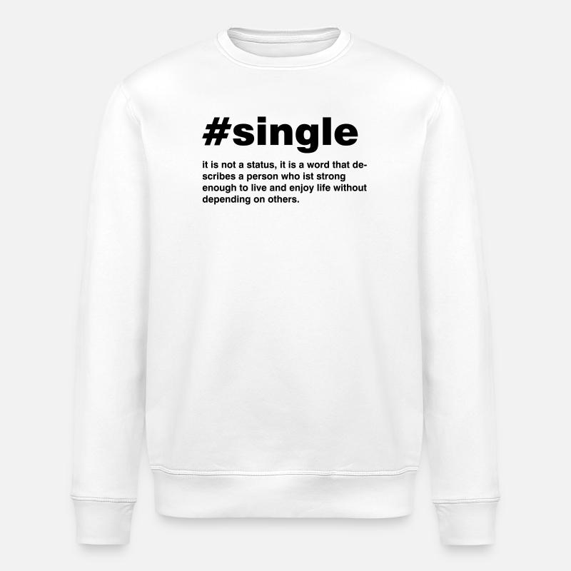 Simple est pas un statut - Sweat bio ROLLER Stanley/Stella Unisexe - blanc