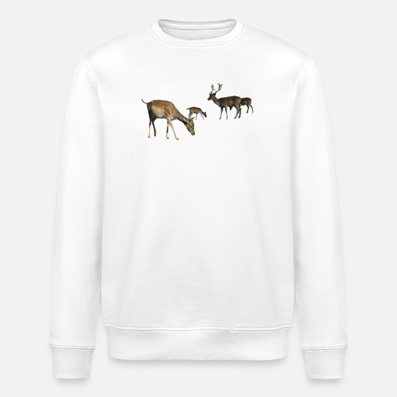 Damwild - Stanley/Stella Unisex Bio-Sweatshirt ROLLER - Weiß
