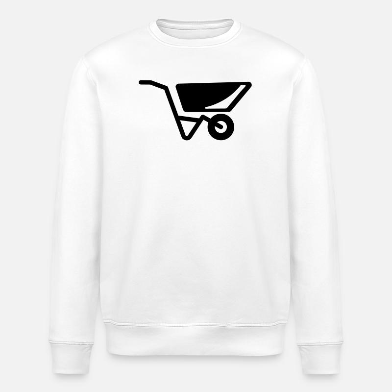 Schubkarre - Stanley/Stella Unisex Bio-Sweatshirt ROLLER - Weiß