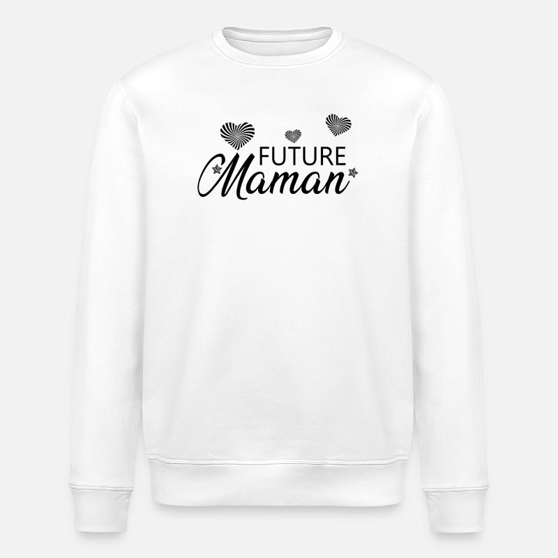 Future Maman - Sweat bio ROLLER Stanley/Stella Unisexe - blanc