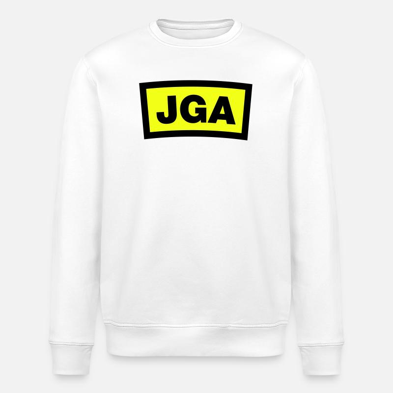 JGA - Emblem - Stanley/Stella Unisex Bio-Sweatshirt ROLLER - Weiß
