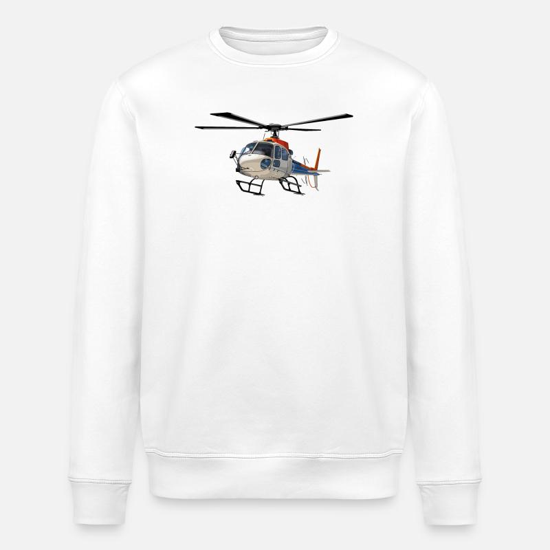 Opérations d’hélicoptères - Sweat bio ROLLER Stanley/Stella Unisexe - blanc