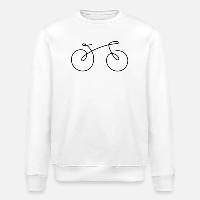 Bicycle Line - Stanley/Stella ROLLER Unisex Organic Sweatshirt - white