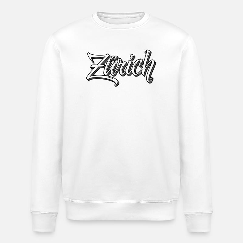 Zürich - Stanley/Stella Unisex Bio-Sweatshirt ROLLER - Weiß