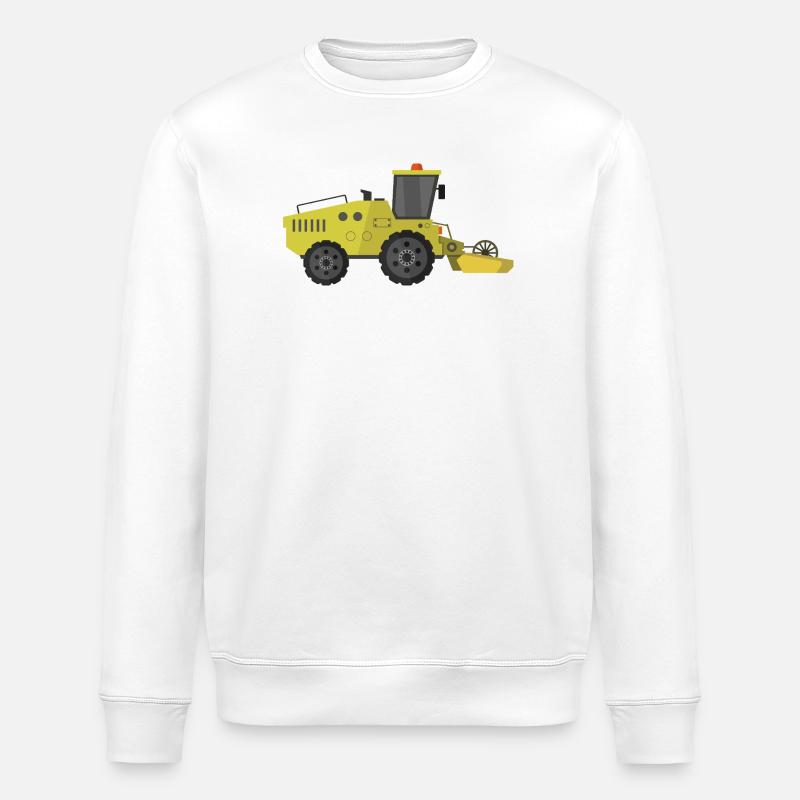 Mähdrescher - Stanley/Stella Unisex Bio-Sweatshirt ROLLER - Weiß