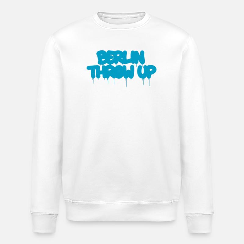 Berlin Throw Up - Stanley/Stella Unisex Bio-Sweatshirt ROLLER - Weiß