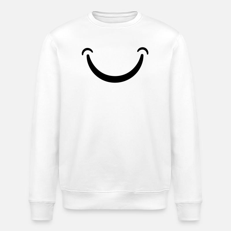 Lächeln - Stanley/Stella Unisex Bio-Sweatshirt ROLLER - Weiß