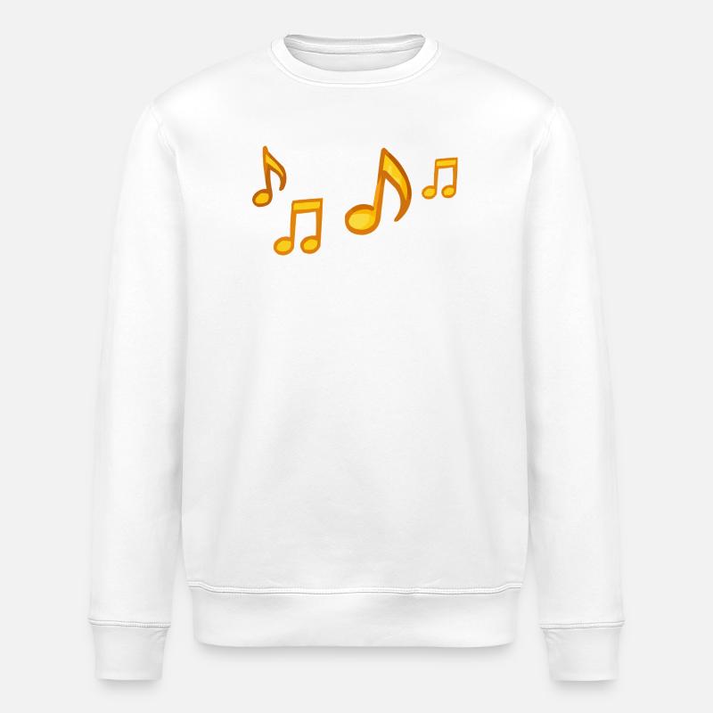 Sunny Notes Illustration - Sweat bio ROLLER Stanley/Stella Unisexe - blanc