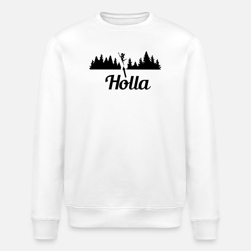 Holla - Sweat bio ROLLER Stanley/Stella Unisexe - blanc