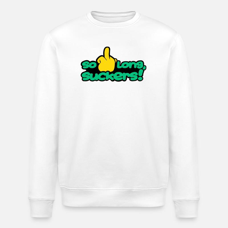 solongsuckers2_green - Stanley/Stella Unisex Bio-Sweatshirt ROLLER - Weiß
