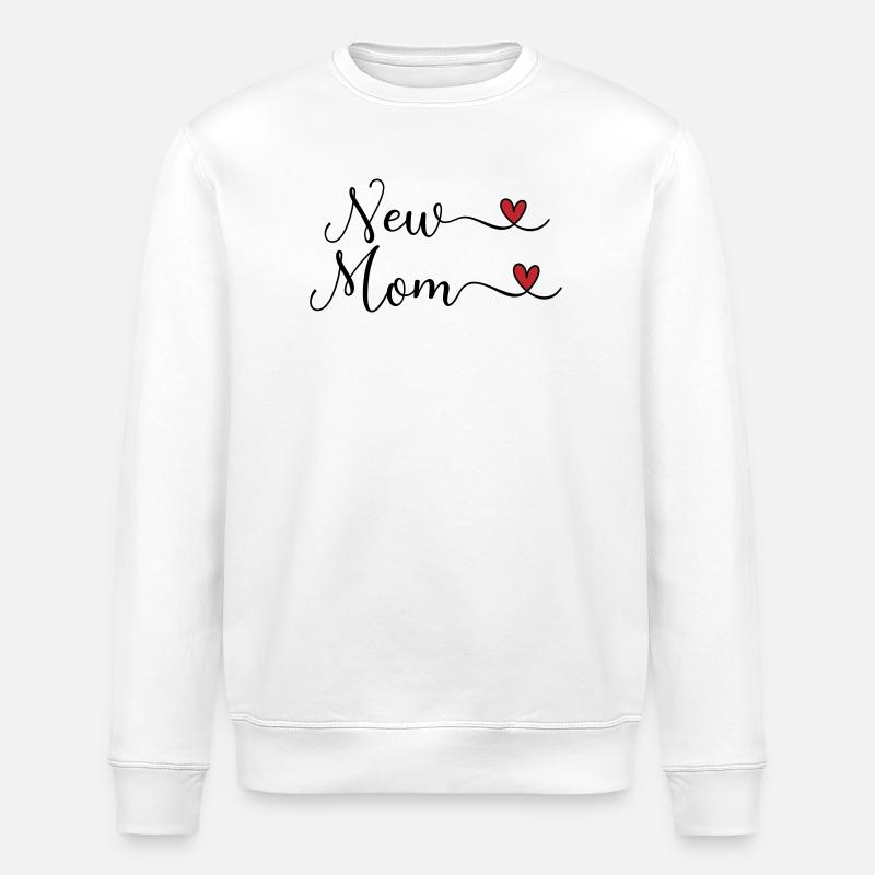 Nouvelle maman - Sweat bio ROLLER Stanley/Stella Unisexe - blanc