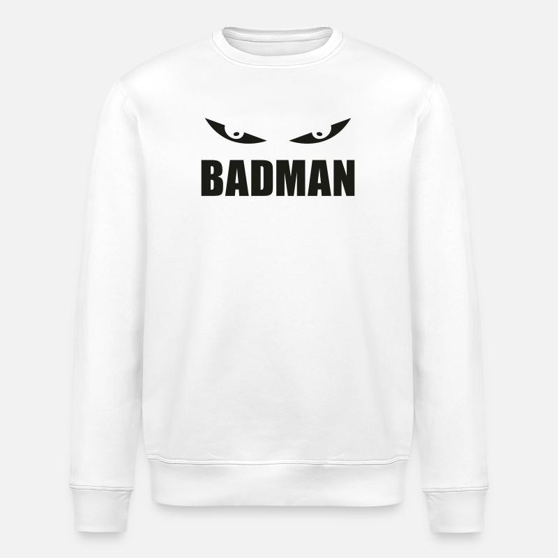 Badman - Sweat bio ROLLER Stanley/Stella Unisexe - blanc