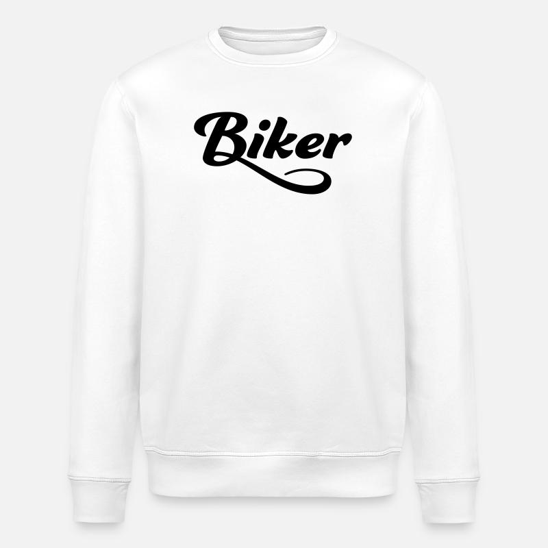 2541614 112658630 bikers - Stanley/Stella ROLLER Unisex Organic Sweatshirt - white