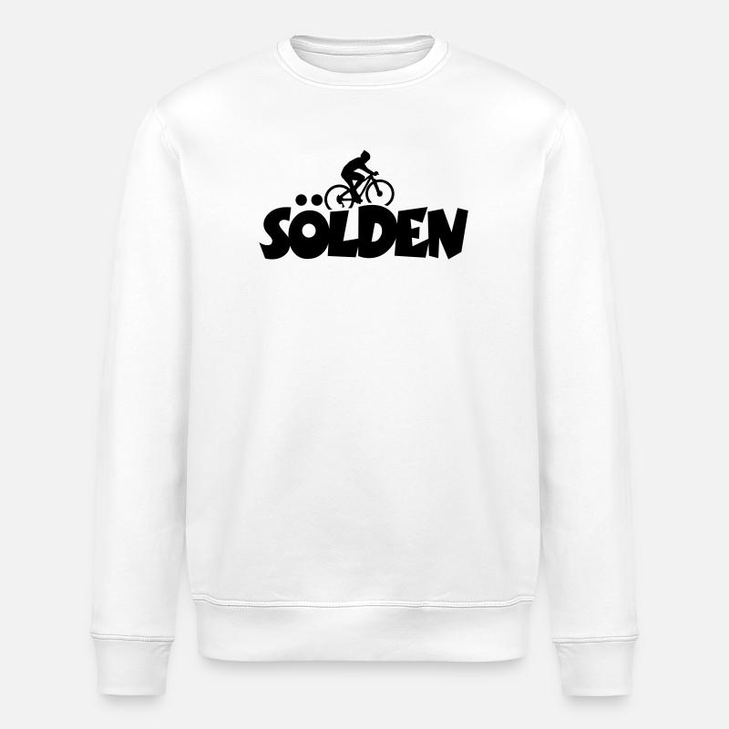 Sölden Biker - Stanley/Stella ROLLER Unisex Organic Sweatshirt - white