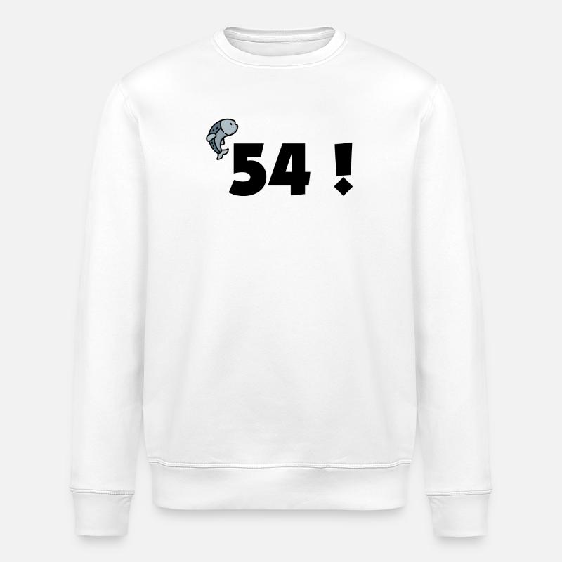 54 ! - Sweat bio ROLLER Stanley/Stella Unisexe - blanc
