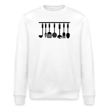 Kitchen utensils kitchen utensils - Stanley/Stella ROLLER Unisex Organic Sweatshirt - white - Front - Nik (191cm)