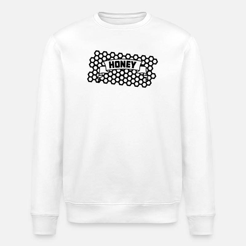 Wabe - Stanley/Stella Unisex Bio-Sweatshirt ROLLER - Weiß
