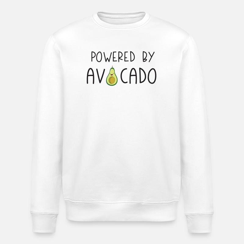 Propulsé par Avocado - Sweat bio ROLLER Stanley/Stella Unisexe - blanc