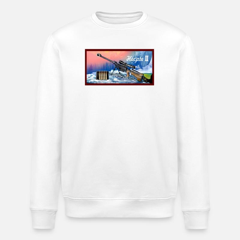 sniper - Sweat bio ROLLER Stanley/Stella Unisexe - blanc
