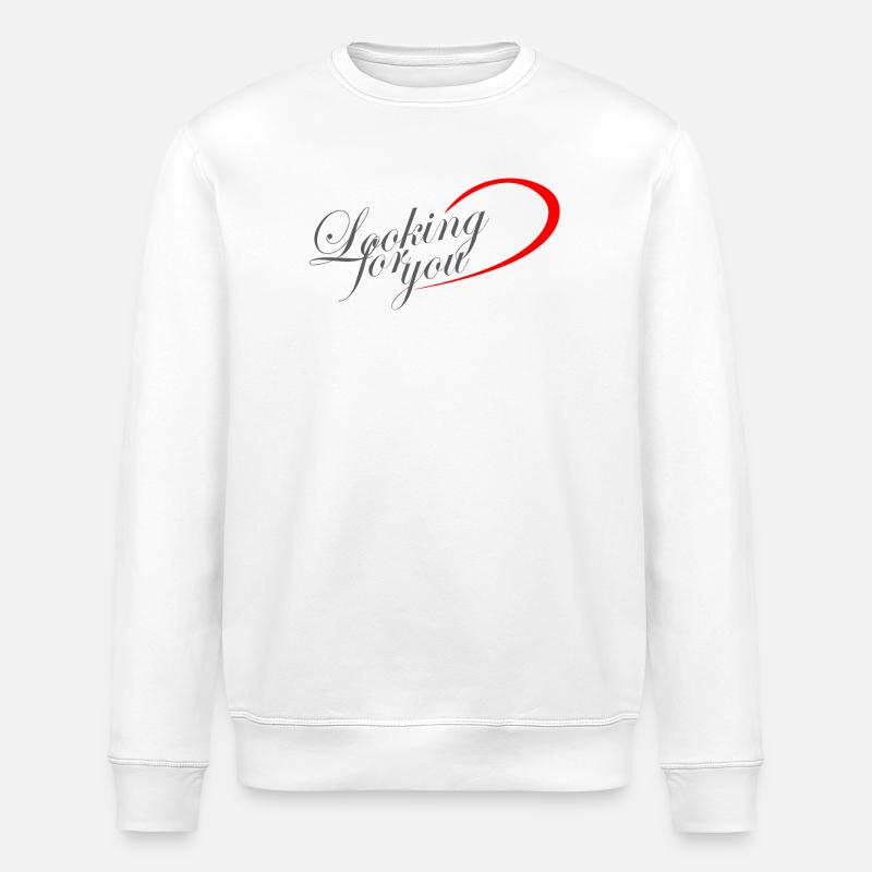 Looking for you - Stanley/Stella Unisex Bio-Sweatshirt ROLLER - Weiß