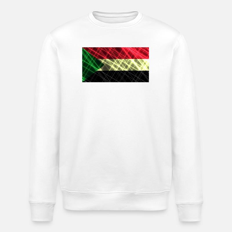 Sudan - Stanley/Stella ROLLER Unisex Organic Sweatshirt - white