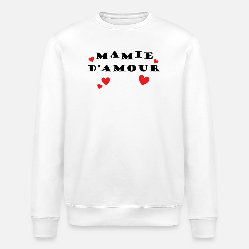 Oma der Liebe - Stanley/Stella Unisex Bio-Sweatshirt ROLLER - Weiß