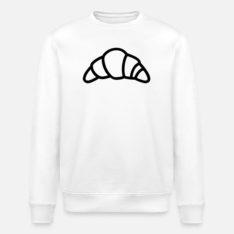 crescent - Stanley/Stella ROLLER Unisex Organic Sweatshirt - white