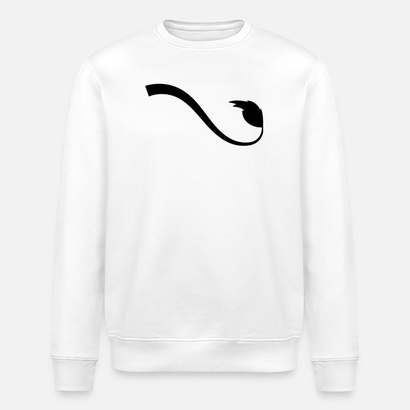 Queue de lion - Sweat bio ROLLER Stanley/Stella Unisexe - blanc