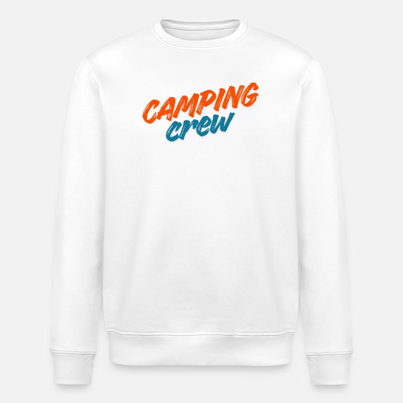 Camping Crew - Stanley/Stella Unisex Bio-Sweatshirt ROLLER - Weiß