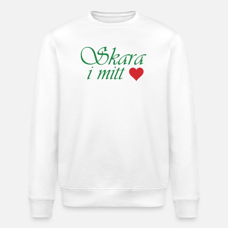 Foule dans mon cœur - Sweat bio ROLLER Stanley/Stella Unisexe - blanc