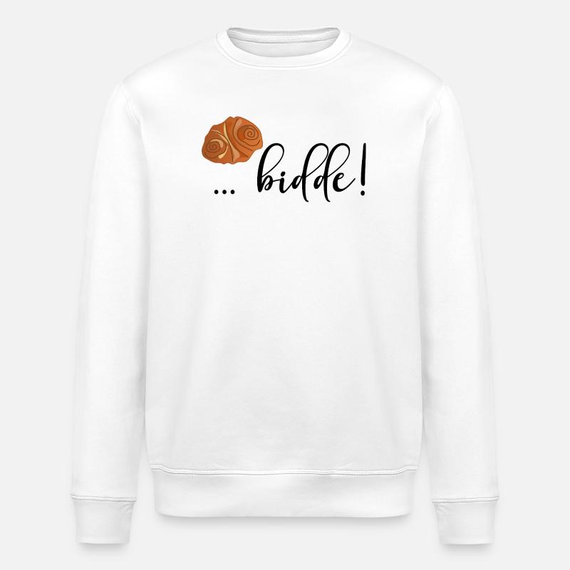 Franzbrötchen Bäckerei - Stanley/Stella Unisex Bio-Sweatshirt ROLLER - Weiß