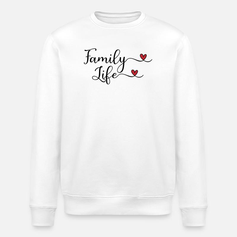 Famille - Sweat bio ROLLER Stanley/Stella Unisexe - blanc