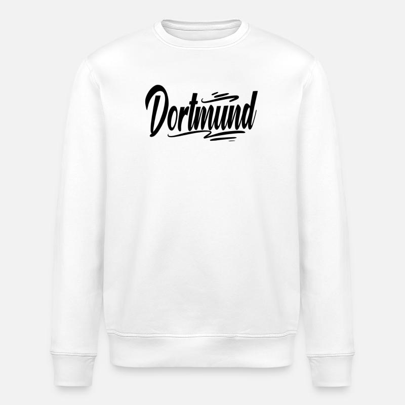 Dortmund - Sweat bio ROLLER Stanley/Stella Unisexe - blanc