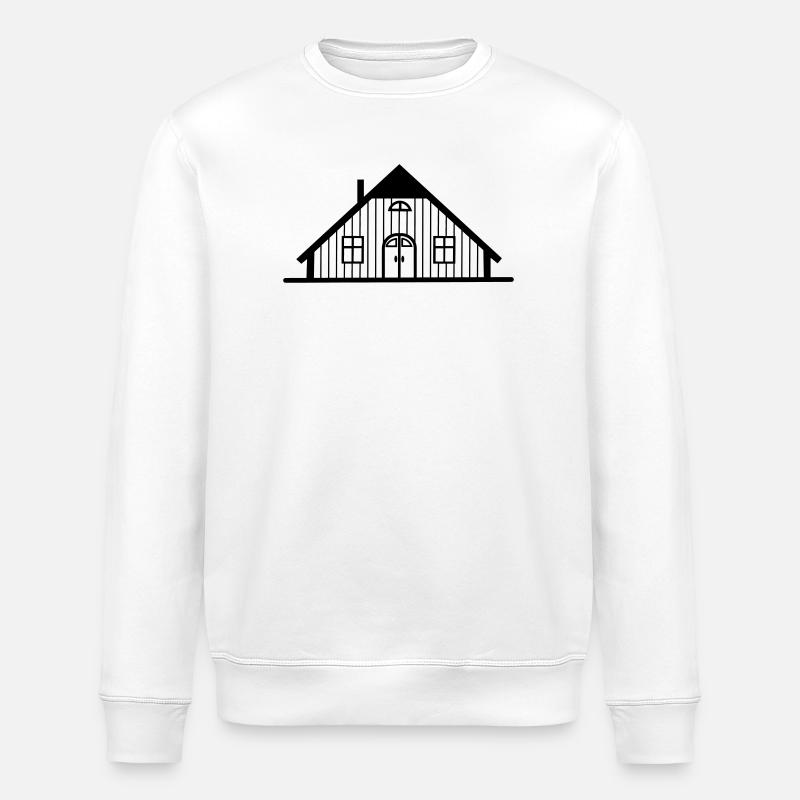 Entrepôt de grange de ferme - Sweat bio ROLLER Stanley/Stella Unisexe - blanc