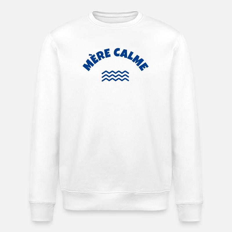 mère calme, maman humour, super maman - Sweat bio ROLLER Stanley/Stella Unisexe - blanc