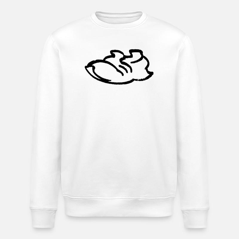 Laufschuh Kontur - Stanley/Stella Unisex Bio-Sweatshirt ROLLER - Weiß