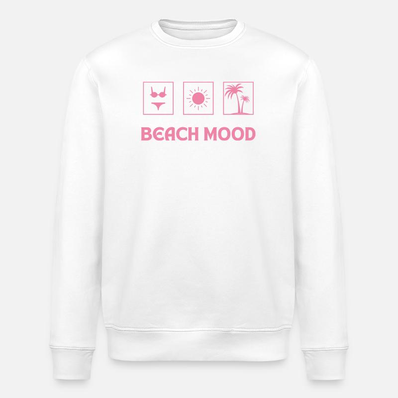 Beach Mood - Stanley/Stella Unisex Bio-Sweatshirt ROLLER - Weiß