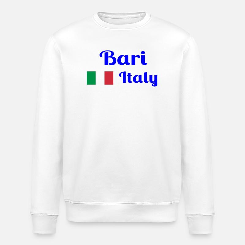 Bari Italia - Imprimés élégants - Sweat bio ROLLER Stanley/Stella Unisexe - blanc