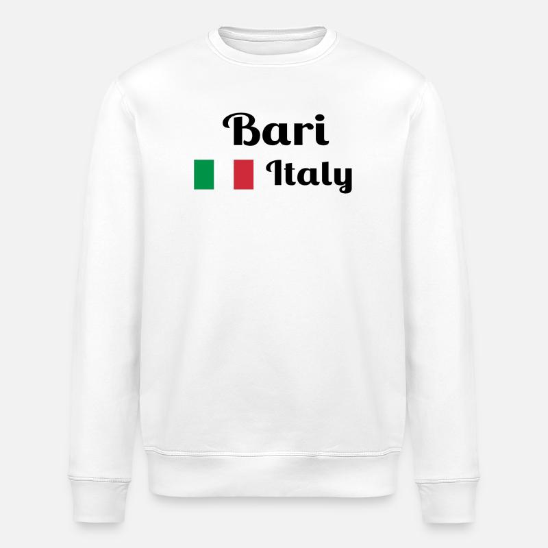 Bari Italia - Imprimés élégants - Sweat bio ROLLER Stanley/Stella Unisexe - blanc