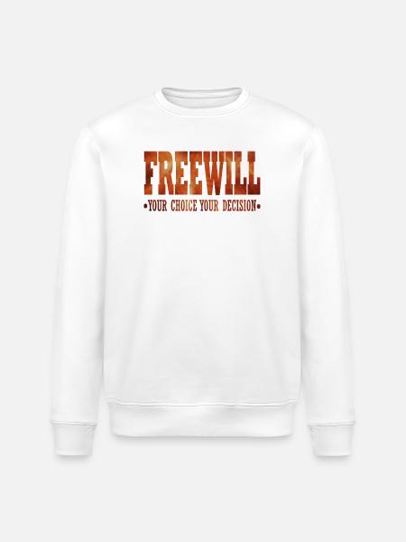 FreeWill - Stanley/Stella ROLLER Unisex Organic Sweatshirt - white