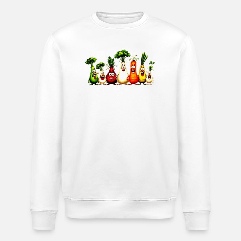 Gemüse - Stanley/Stella Unisex Bio-Sweatshirt ROLLER - Weiß