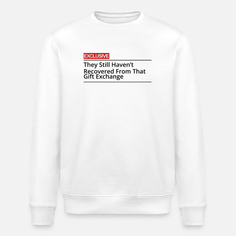 Geschenketausch-Drama - Stanley/Stella Unisex Bio-Sweatshirt ROLLER - Weiß