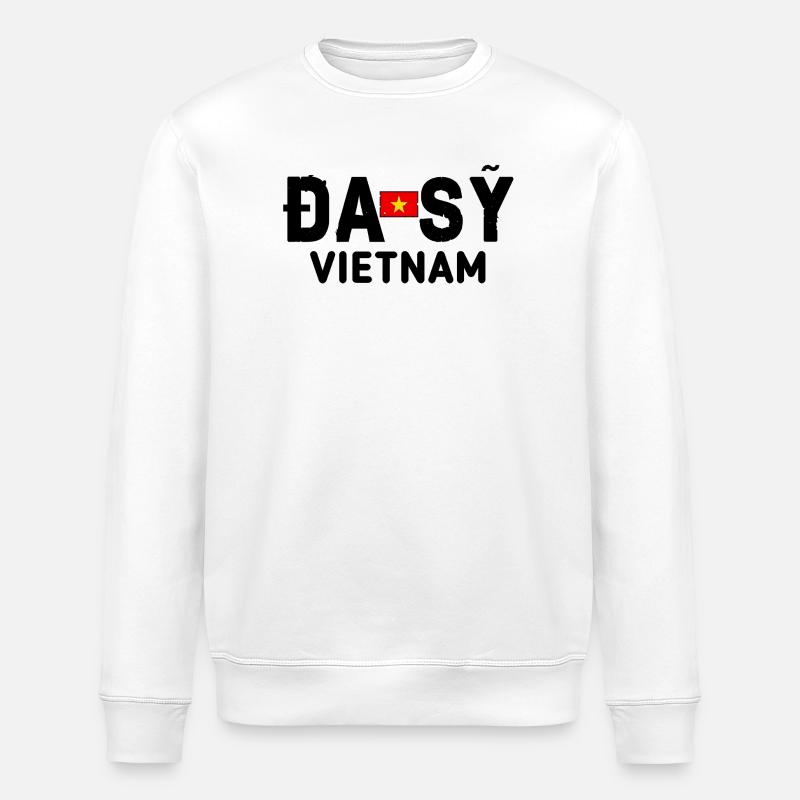 da sy blacksmithing tradition hanoi - Stanley/Stella ROLLER Unisex Organic Sweatshirt - white