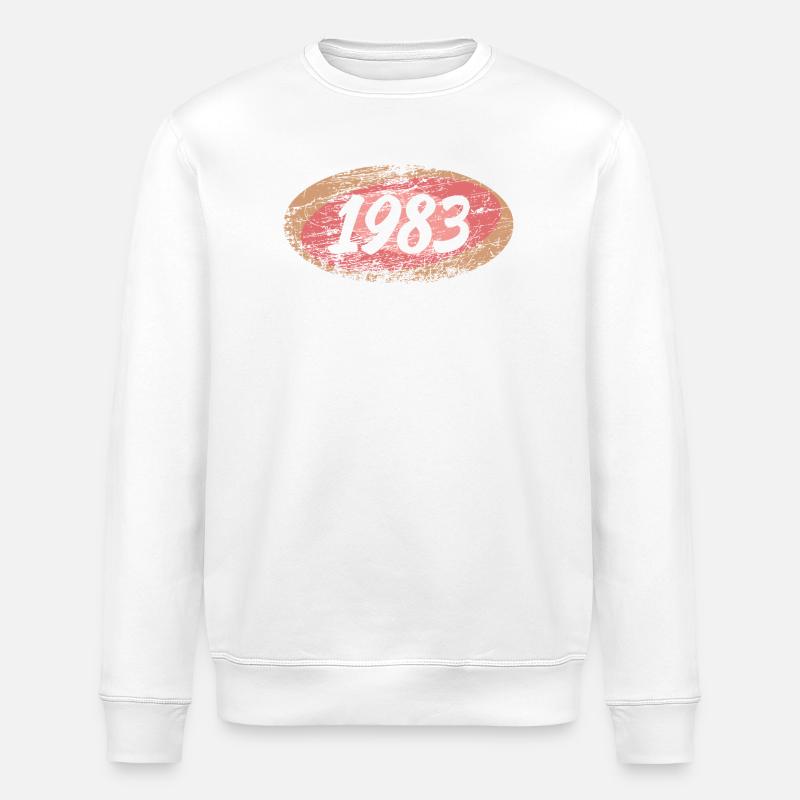 1983 - Stanley/Stella Unisex Bio-Sweatshirt ROLLER - Weiß