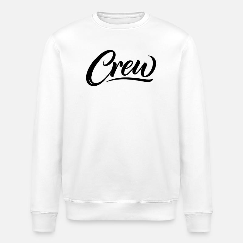 crew - Stanley/Stella ROLLER Unisex Organic Sweatshirt - white